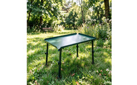 Folding Metal Secure Table Foldable Table Sturdy Furniture for Campers, Outdoor Enthusiasts, Camping, Picnics, Fishing
