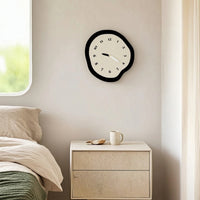 Nordic Wall Clock Irregular Minimalist Wall Clock Clear High-Contrast for Living Room, Bedroom