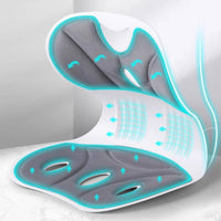 Contoured Support Seat Cushion Molded Ergonomic Cushion Padded Ergonomic Back Support Pillow