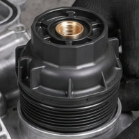 Replacement Oil Filter Cap with Metal Tube Accurate-Fit Oil Filter Cap Threaded Complete for DIYers, Mechanics