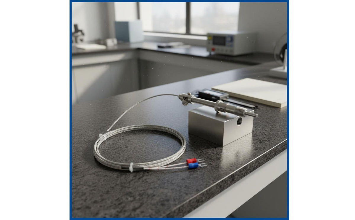 12mm Thread Thermocouple Measurement Device Thermocouple Waterproof K-Type Temperature Measurement Device for Automation