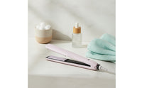 Wide-Plate Steam Flat Iron with Comb Cold Mist Steam Hair Straightener Electric Hair Straightener with Comb Professional for Morning Routines