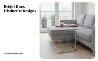Nordic design Height-Adjustable C-Table Minimalist Household Furniture Space-Saving Design Multi-Functional for Apartment Dwellers, Remote Workers, Living Room, by the Sofa, Balcony, Small Spaces