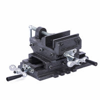 Cross-Slide Machine Vise Rigid Cross Slide Vise Precision for Machinists, Woodworkers, Drill Press