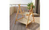 Double Layer Cat Hammock Detachable 2 Tier Cat Hammock Sunken Design Double Layer Pet Bed