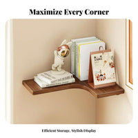 Corner Wall Shelf Thickened Material Solid Wood Corner Bookshelf Heavy Duty