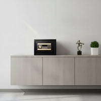 Compact Security Safe with Electronic Keypad Small Steel Safe with Keypad Strong Reinforced for Hotel