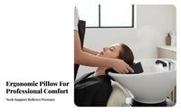 Waterproof Hair Washing Sink Pillow Comfortable Salon Sink Headrest Easy to Clean for Hairstylists, Barbers, Barbershop, Beauty Parlors, Spa