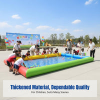 Thickened Inflatable Pool, Outdoor Large Swimming Pool for Kids, Fishing & Play Pond