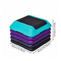 Stable Grip Feet 40cm Fitness Step Non-Slip Surface Mini Aerobic Step Platform for Home Gym