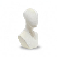 Mannequin Head with Shoulders Lightweight Mannequin Bust with Shoulders Soft Premium for Boutiques, Product Photography