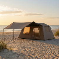Waterproof Inflatable Tent Easy Setup Air Tent Rainproof Spacious for Campers, Outdoor Camping