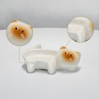 Cute Siamese Cat Soap Dish Adorable Cat Soap Dish Quick-Drying Easy to Clean for Kitchen Sink