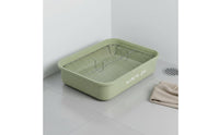 Anti-Tracking Dog Toilet with Grate Easy to Clean Puppy Training Tray for Young Dogs