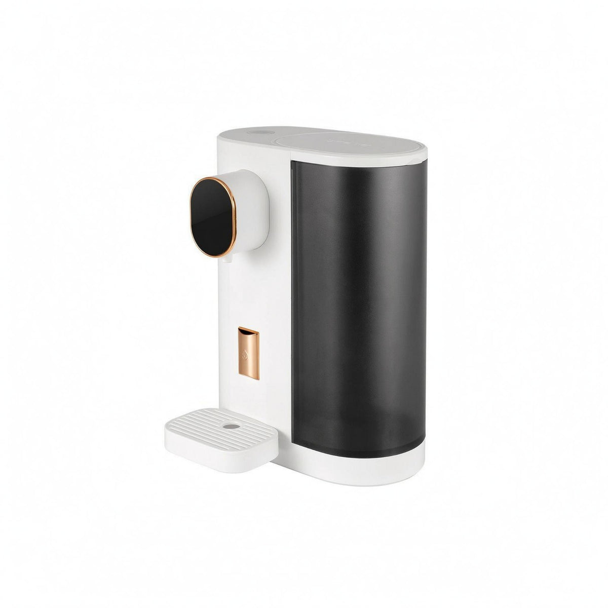 Rechargeable Mouthwash Dispenser LED Display Electric Mouthwash Dispenser Bathroom Accessory Translucent Reservoir Push Button