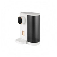 Rechargeable Mouthwash Dispenser LED Display Electric Mouthwash Dispenser Bathroom Accessory Translucent Reservoir Push Button
