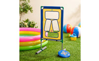 Freestanding Water-Play Target Game Rack Versatile Target Game with Net Outdoor Active for Backyard