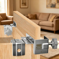Drawer Panel Clamp Stainless Metal Side Mount Drawer Clamp Carpentry for Woodworkers, Carpenters, Cabinet Making, Furniture Assembly, Wood Shop
