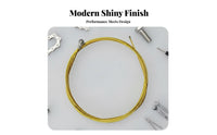 Stainless Steel Bike Cable Smooth Cycle Brake Inner Cable Wear-Resistant Stainless Steel Derailleur Wire for Cyclists, Workshop, Garage