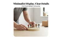 5 Pieces 1:64 Scale Backpacker Figures Highly Detailed Miniature Hiker Figurine Set Tiny People for Model Cars Varied Poses