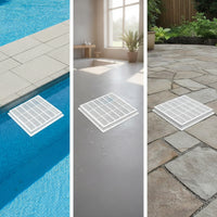 Open-Grid Pool Floor Drain Cover Rigid Square Main Drainer Long-Lasting for Spa