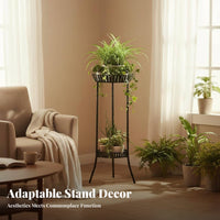 Multi-Tiered 6-Tier helical Plant Ladder Floor-Standing Planter storage areaSaving blossom Pot Holder Indoor & Outdoor Use for Gardeners, Living Room, Balcony, Garden, Corner