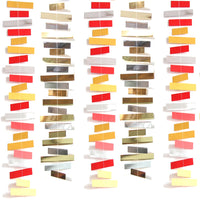 Vertical Striped Paper Garland Banner for Wedding & Party Decorations