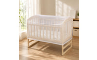 Installationinstallation-Not-Required Baby Crib Bug Net Breathable Mesh Full-Cover Crib Net Secure Fit Baby Bug Cover