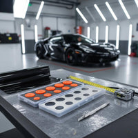 Car Distance Measurement Hole Cut tool 10 Sizes Distance Measurement Hole Cut tool Set Body Parking Cut Aid for Auto Technicians