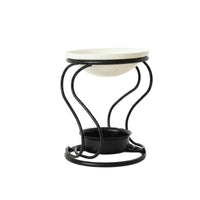 Candle Holder with Dish Compact Iron Candle Holder Centerpiece Tabletop Decor Black for, Bedside Table