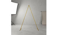 Gold Finish Triangle Arch Stand Freestanding Balloon Garland Stand Easy to Assemble