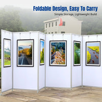 Foldable Aluminum Display Stand, Portable Board, Office Partition, Multi-Size