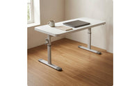 Manual Height-Adjustable Desk Wide Base Feet Office Furniture