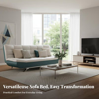 Foldable Design Pull-extendable Sofa Bed scratch-resistantResistant Pull-extendable Sleeper Sofa two-in-singleUse Multi-Functional Furniture Space-Saving for Pet Owners, Apartment Dwellers, Homeowners, Living Room, Home Office