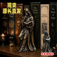 Gothic Reaper Bookshelf Statue