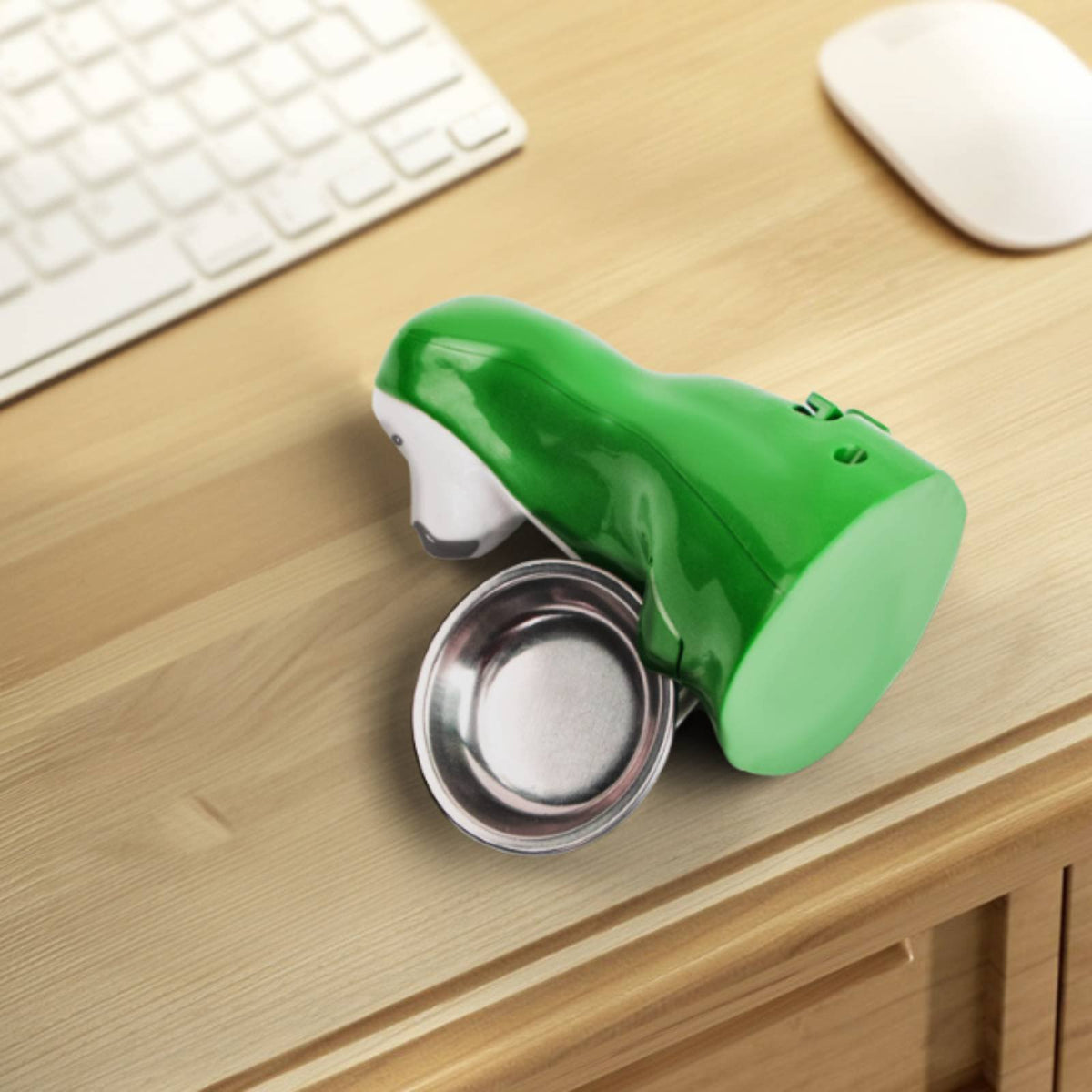 Portable Size Bowl Banging Dog Toy Pot Knocking Dog Figurine Joke Gift for Students