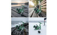 Ultralight Mini Reel Lightweight Small Compact Fishing Reel Portable Gear Foldable for Beginners, Travel