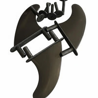 Includes Screws Soft Surfboard Fin Set Easy Installation Soft Top Surfboard Fins Thruster Fin Set for Surfers, Beginners