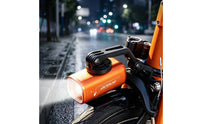 Two-Wheeler Front Light Rechargeable Bike Headlight with Bracket Bike Front Light 1300lm Two-Wheeler Headlight 2400mAh