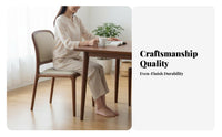 sturdy Wood Frame Leather-Upholstered Armchair Minimalist Design Upholstered Side Chair Ergonomic Armrests Dining Room Seat Padded padding for residents, Families, Restaurant Owners, Home Office, Kitchen