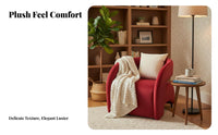 Stylish Upholstered Sifrom Chair Luxury Feel plush Single Sofa Mofromrn fromsign Indoor Furniture Comfortable Seating for Homeowners, Interior fromsigners, Book Lovers, Living Room, Bedroom, study corner, Lounge Area