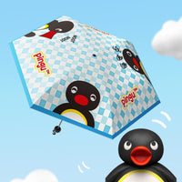Capsule Sun Umbrella, Cartoon Penguin Theme, Mini, Portable, Sun and Rain Protection