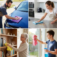 Anti-Shedding Towel Microfibre Cloth, 30x30cm Microfibre Cloth and Microfibre Towel, 32-Ply Plain Weave for Car Cleaning and Household Dusting