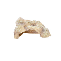 Textured Hideout with Basking Platform Hollow Reptile Hide Cave Resin Terrarium Cave Natural for Reptiles, Lizards, Turtles, Terrariums, Aquariums