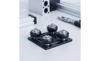 V-Slot Gantry Plate with Wheels Linear Motion V-Slot Gantry Plate Hardware Smooth High Precision for DIY Builders, 3D Printers