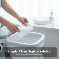 50 Pieces Disposable Urine Gel Ifier Pad Leak-Resistant Bedpan Absorbent Sheet Bedpan Absorbent Liner Odor Control