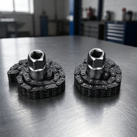 Three-Jaw Oil Filter Wrench Heavy-Duty Chain Design Oil Filter Wrench Secure