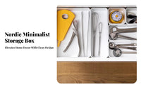 adaptable Divider container Stackable Drawer Organizer multipurpose for Kitchen, Desktop