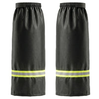 2 Pieces Rain Gaiters Waterproof Gaiters with Reflective Strip Leg Cover Rainproof Apparel Water-Repellent for Cyclists