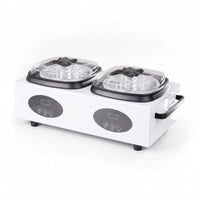Double Pot Depilatory Heater Independent Temperature Control Depilatory Heater with Dual Pots Fast Heating Overheating